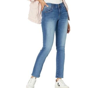 Democracy Women's Petite Ab Solution Straight Leg Jean Size 2P